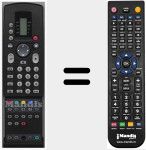 Comandament a distància substitut de RC810201