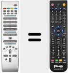 Comandament a distància substitut de RC 1805 (20428726)