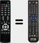 Comandament a distància substitut de RC2960 (30068666)