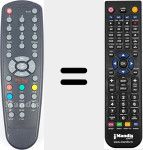 Comandament a distància substitut de RCMAXT