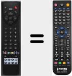 Comandament a distància substitut de SPVR801CI