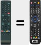 Comandament a dist&agrave;ncia substitut de SHDFSAT12