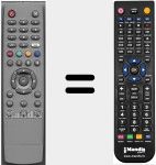 Comandament a dist&agrave;ncia substitut de DSR50017