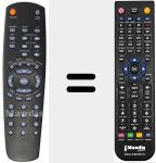 Comandament a dist&agrave;ncia substitut de RC2530 (08002776)