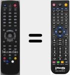 Comandament a distància substitut de P702829001