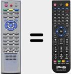 Comandament a dist&agrave;ncia substitut de N42REM0002