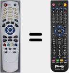 Comandament a dist&agrave;ncia substitut de RAPIDO3