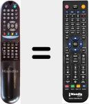 Comandament a dist&agrave;ncia substitut de CF-29C36X (105-224F)