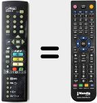 Comandament a dist&agrave;ncia substitut de 63032 (663F0304A2KD)