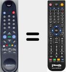 Comandament a dist&agrave;ncia substitut de 20B3M07