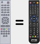 Comandament a dist&agrave;ncia substitut de HB 71/100 GRAZ-2