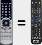 Comandament a dist&agrave;ncia substitut de HT0210VI