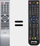 Comandament a dist&agrave;ncia substitut de LCD-TC RC-E22