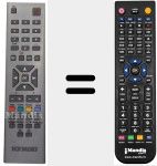 Comandament a dist&agrave;ncia substitut de RC2445 (20170539)