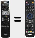 Comandament a dist&agrave;ncia substitut de 6710T00019A