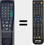 Comandament a distància substitut de 020T