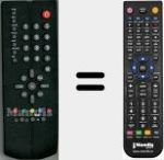 Comandament a dist&agrave;ncia substitut de Phonola003