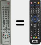 Comandament a dist&agrave;ncia substitut de P40842