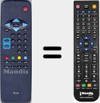 Comandament a dist&agrave;ncia substitut de Quelle003