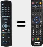 Comandament a dist&agrave;ncia substitut de RC1243 (20164269)