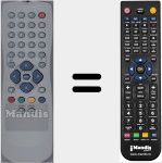 Comandament a dist&agrave;ncia substitut de Radiola002