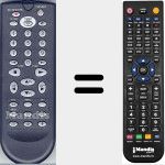 Comandament a dist&agrave;ncia substitut de Radiola003