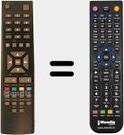 Comandament a dist&agrave;ncia substitut de RC2445 (08000618)