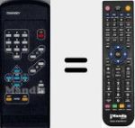 Comandament a dist&agrave;ncia substitut de T5564EV