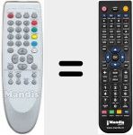 Comandament a distància substitut de M362 (35884520)