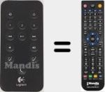 Comandament a distància substitut de Logi001