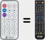 Comandament a distància substitut de REMCON1602