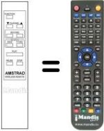 Comandament a distància equivalent WIRELESS REMOTE
