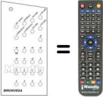 Comandament a distància equivalent 16 CHANNELS US