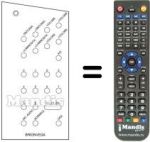 Comandament a distància equivalent 20 / 40 CHANNELS US