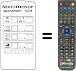 Comandament a distància equivalent TELECOMFORT 5001