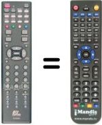 Comandament a distància equivalent EASY LIVING EL 2709 HDMI