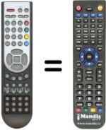 Comandament a distància equivalent Vestel 26830 IDTV
