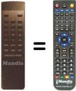Comandament a distància equivalent STEREO SATELLITE RECEIVER