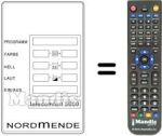 Comandament a distància equivalent TELECOMFORT 5000