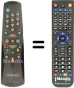 Comandament a distància equivalent Vestel DVB 840 CI