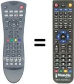 Comandament a distància equivalent Vestel STM 300 HD