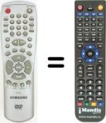 Comandament a distància equivalent Samsung WS28W6VNG8X/XEF