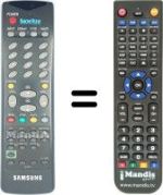 Comandament a distància equivalent Samsung TX14N3F3X