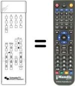 Comandament a distància equivalent SCHNEIDER STV7000