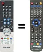 Comandament a distància equivalent Samsung LE32R86WDX/XEU
