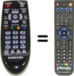 Comandament a distància equivalent Samsung WS28W8VNE8XXEC