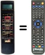 Comandament a distància equivalent Amstrad DD9901
