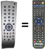 Comandament a distància equivalent Grundig LXW82-7635CONNECT