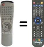 Comandament a distància equivalent Samsung AH59-00063B