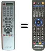 Comandament a distància equivalent Samsung LE40R86WDX/XEC